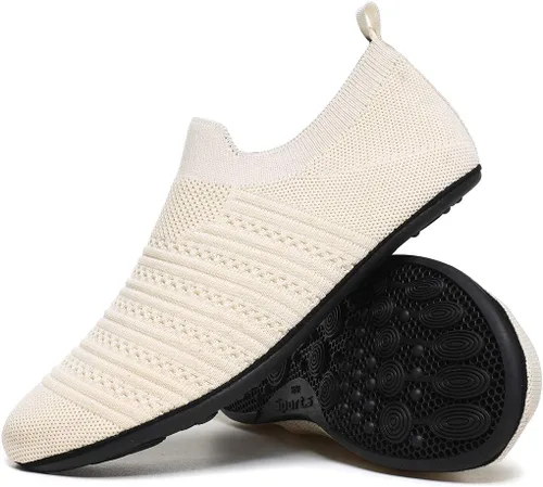 Miniatura 12 de QZKDM - Pantuflas ligeras antideslizantes para casa, para ponerse sin ayuda, para caminar descalzo, para ejercicio en casa y yoga, para hombres