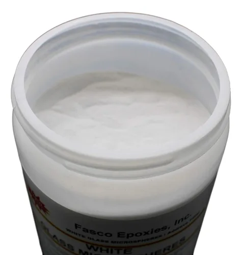 Miniatura 2 de Fasco Epoxies Microesferas de vidrio blanco - Relleno para resina epoxi y poliéster - Tina de cuarto de galón