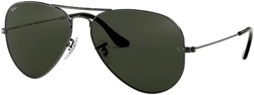 Miniatura 63 de Ray-Ban RB3025 - Lentes de sol de aviador de metal para hombre y mujer + paquete con kit de cuidado de gafas iWear de diseñador