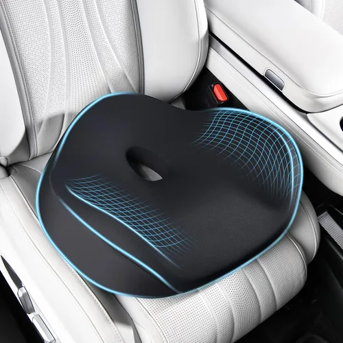 Miniatura 9 de FLORICH - Cojín para Silla de Oficina, Cojín de Espuma Viscoelástica Ergonómico para Silla de Oficina para Alivio de Ciática, Cojín Suave y Memory