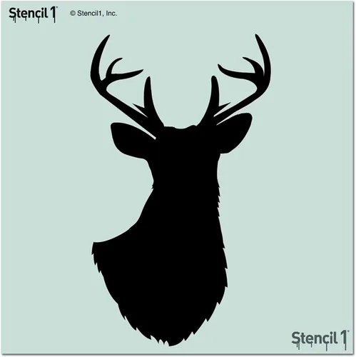 Miniatura 28 de Stencil1 Plantilla de ramas de acebo y hoja perenne – Plantilla de invierno reutilizable para manualidades, decoración de vacaciones, pintura sobre