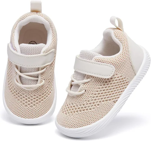 Miniatura 2 de MORENDL Zapatos de bebé para caminar para niños y niñas, zapatos de tenis antideslizantes para niños y niñas