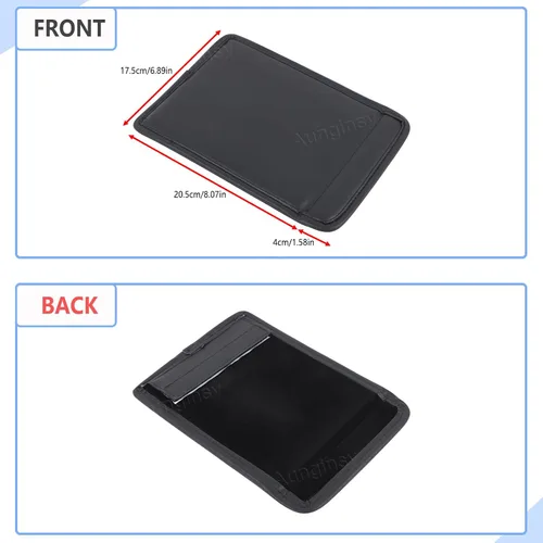 Miniatura 7 de Aunginsy Funda para caja de almacenamiento oculta compatible con Toyota Tundra 2022 2023 2024 2025 2026, bandeja organizadora de consola central