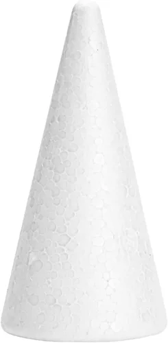 Miniatura 7 de Bright Creations Conos de espuma para manualidades, 2 x 4 pulgadas, color blanco, paquete de 24, formas de cono para proyectos de gnomos