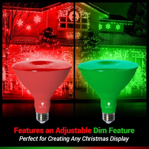 Miniatura 4 de Bluex Bulbs Bombilla LED Par38 – 18 W (equivalente a 120 vatios) – Regulable – Base E26 – Luces LED, decoración de fiestas, porche, iluminación