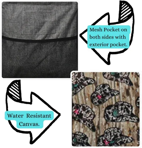 Miniatura 87 de NGIL Bolsa de comestibles reutilizable extra grande plegable de gran tamaño para comestibles, almacenamiento, picnic, playa, Bronco-negro occidental