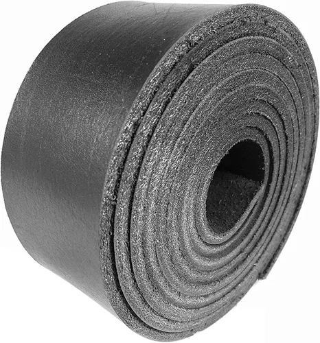 Sepici Correa de cuero negro de alta calidad, tira de piel de vaca vegetal de grano completo para fabricación de cinturones y manualidades de cuero,
