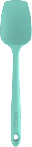Miniatura 19 de U-Taste - Espátula de silicona extra larga de 14 pulgadas: raspador mezclador flexible resistente al calor a 480ºF, gran mezcla de goma, agitación