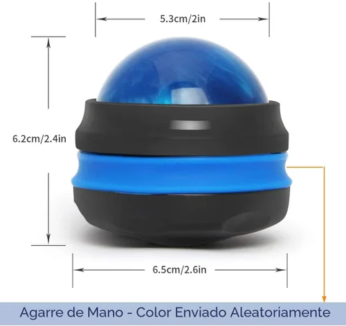 Miniatura 2 de Coolrunner Pelota de masaje, masajeador manual de rodillo, paquete de 2 herramientas de terapia de auto masaje manual y relajación de cuerpo