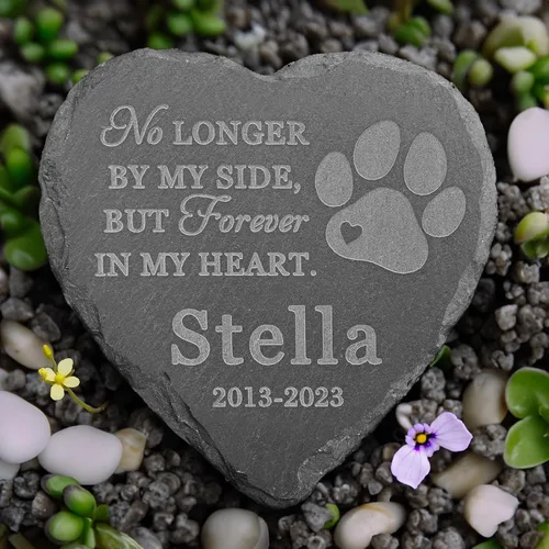 Miniatura 7 de Regalo conmemorativo de la pérdida de perro, piedra conmemorativa personalizada para mascotas, lápida de condolencias para perros por pérdida