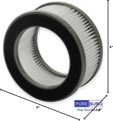 Miniatura 8 de PUREBURG Filtro de repuesto compatible con Crane EE-5073 HS-1957 y Black and Decker AP-1408 AP1408 BXFD52006GB ventilador purificador de aire