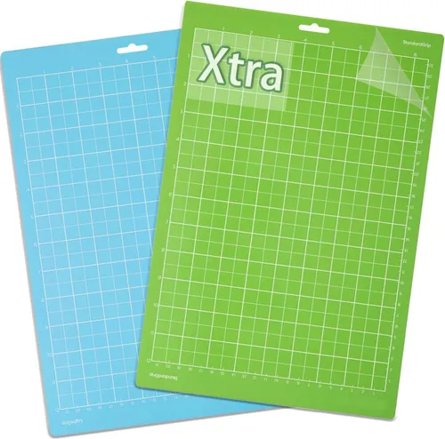 LOPASA Alfombrilla de corte compatible con Cricut Joy Xtra, juego de alfombrillas de corte adhesivas de agarre estándar de 8.5 x 12 pulgadas y