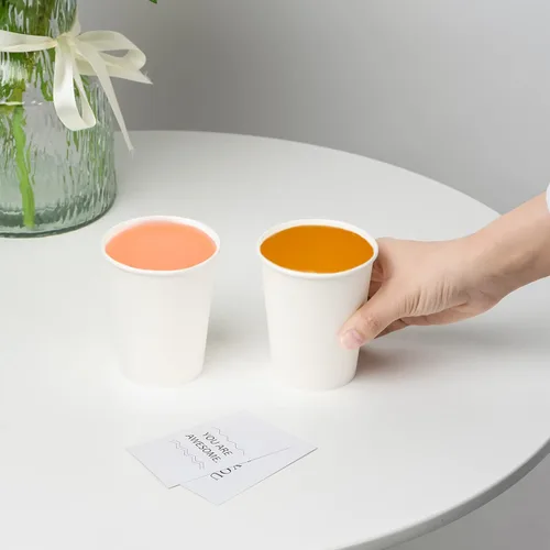 Miniatura 4 de RACETOP Paquete de 1000 tazas de café de papel de 8 onzas desechables, tazas de café caliente de 8 onzas, taza de café de oficina