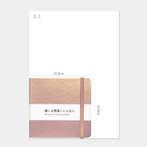 Miniatura 3 de Mifuner Cuadernos Mini de 5x5, 80gsm, Páginas en Blanco, Cuadernos de Bocetos, Diario de Viajes, Cuaderno de Bolsillo, Tapa Dura, Cuaderno de A-PU