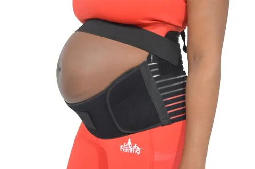 Miniatura 8 de Muscle Up Mommy Cinturón de apoyo de maternidad, banda para el vientre para mujeres embarazadas para abdomen, pélvica, cintura, dolor de espalda