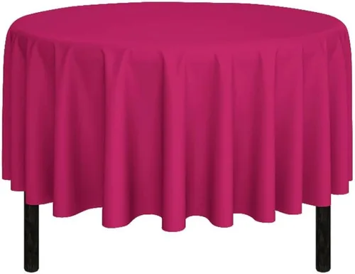 Miniatura 159 de Pomp Mantel Premium de Poliéster de 60" x 84" en Color Amarillo Plátano Tela Fácil de Cuidar, Resistente a Arrugas y Manchas Para Mesa Banana