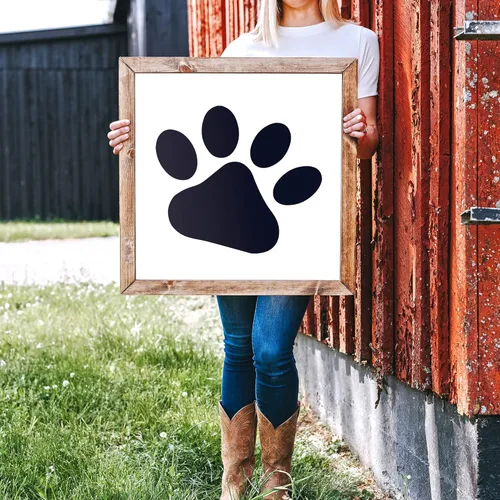 Miniatura 5 de Plantilla de pata de perro - Plantillas de huellas para mascotas
