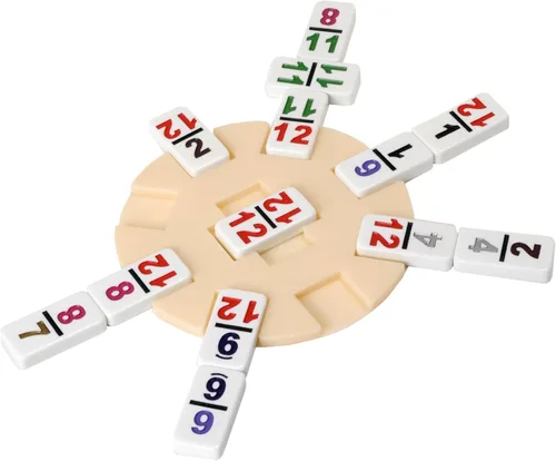 Miniatura 3 de Buje de tren redondo para juego de dominó de tren mexicano, solo cubo central de plástico, cubo de inicio redondo de 6.375 pulgadas, no incluye