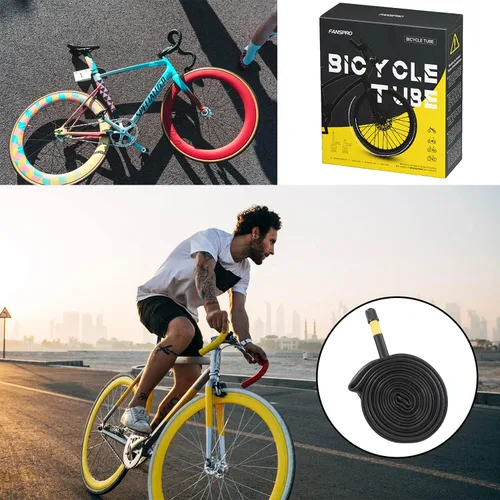 Miniatura 5 de FANSPRO Paquete de 2 tubos de bicicleta de 26 pulgadas, 26 x 2.125, 26 x 2.20, 26 x 2.25, 26 x 2.30, 26 x 2.35, 26 x 2.40, tubo de bicicleta
