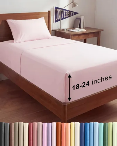 Miniatura 25 de Sábanas King divididas con bolsillos extra profundos, sábanas transpirables y refrescantes de 5 piezas, sábanas de lujo para hotel, suaves, sin 22