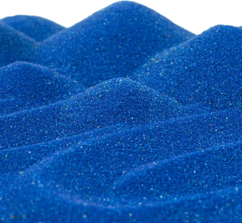 Activa Bermuda Blue Scenic Color Sand, 1lb (454g) | Arena vibrante de grano fino que no destiñe para artes y manualidades