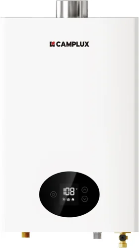 Miniatura 10 de CAMPLUX - Calentador de agua sin tanque de propano de 82,000 BTU, sistema de agua caliente instantánea de 3.18 GPM para toda la casa, uso de 2 a 3