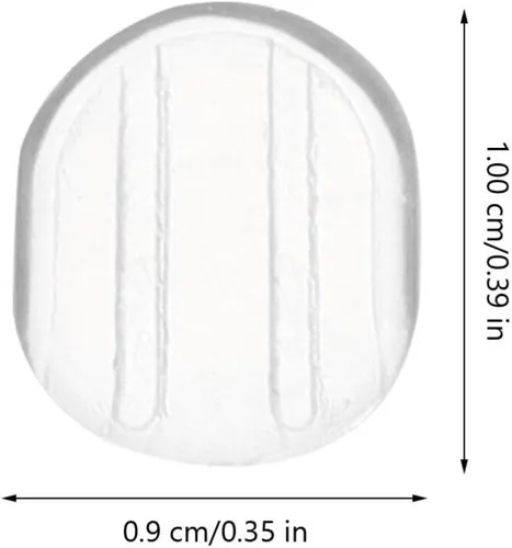 Miniatura 6 de EXCEART 100 almohadillas de silicona para aretes, almohadillas antideslizantes para hacer joyas, almohadillas transparentes para orejas, accesorios