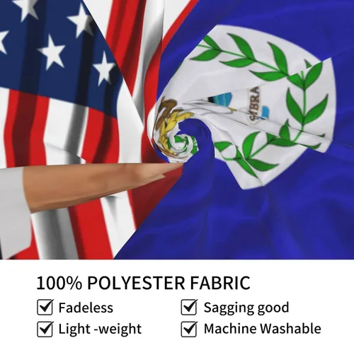 Miniatura 8 de Tapiz decorativo para pared, diseño de bandera estadounidense y bandera de Belice, manteles de arte hippie de 29 x 37 pulgadas para dormitorio, sala