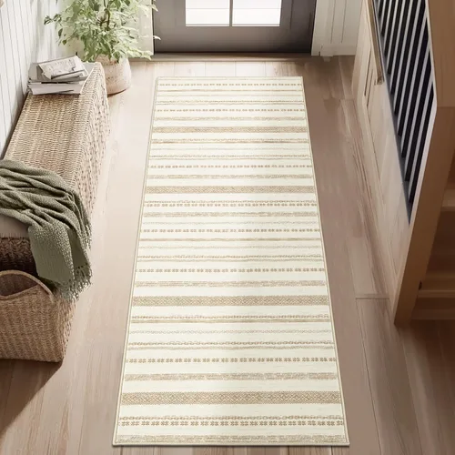 Miniatura 70 de jinchan Alfombra marroquí de pasillo 2x10 para pasillo - Alfombra de pasillo para cocina bohemia lavable a máquina, alfombra moderna suave, Boho