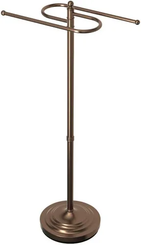 Miniatura 7 de Gatco Estilo S, soporte para toallas para piso, 1506 Níquel Satinado