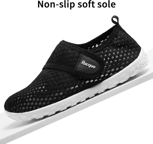 Miniatura 22 de Racqua Zapatos de agua, de secado rápido, ligeros, deportivos, acuáticos, para niños pequeños y grandes