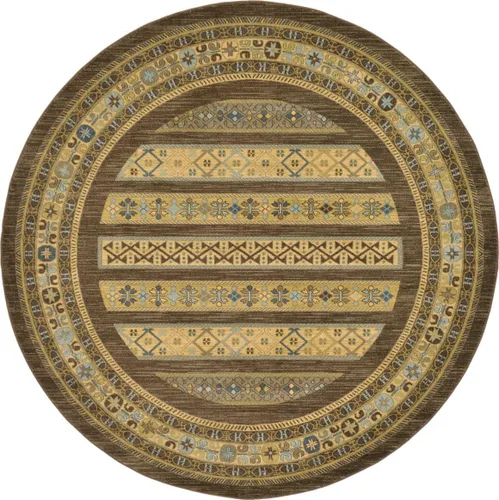 Miniatura 33 de Nomad Tapete contemporáneo de con estampado moderno tribal., Polipropileno, Azul