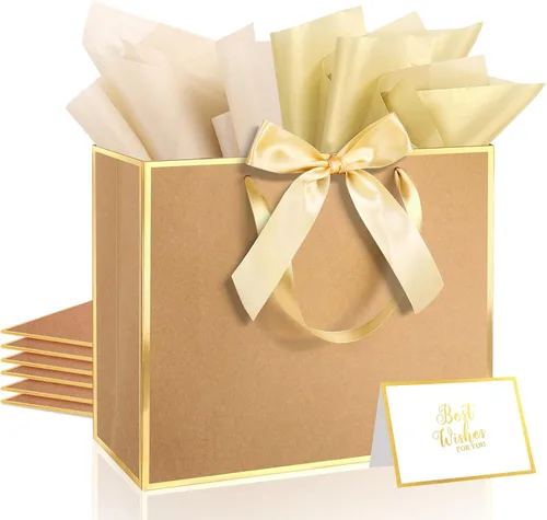 Miniatura 14 de Ethhqu Bolsas de regalo grandes con asas