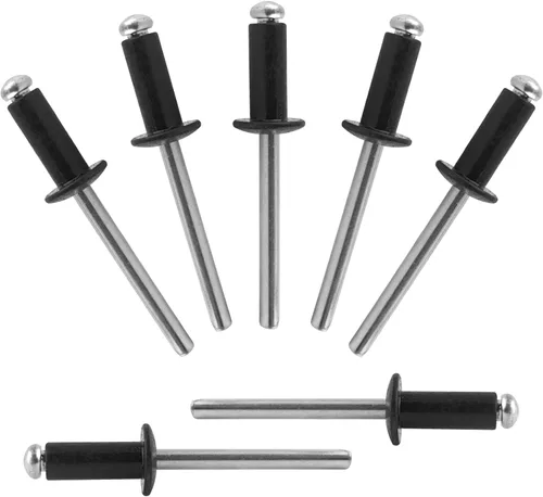 Miniatura 39 de ALLCLEAN 50 piezas de remaches ciegos profesionales de acero inoxidable de 1/4" x 1/2", remaches POP de 6,4 x 12 mm, agarre y mandril de acero