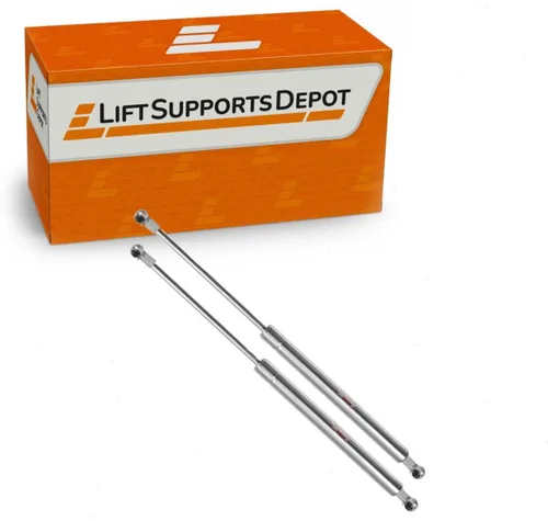 Lift Supports Depot Cantidad (2) 28 pulgadas x 100lbs 0.512 in Ball Socket Cup End Fittings Stainless Steel Lift Support 10/22 Marine Grade Shocks