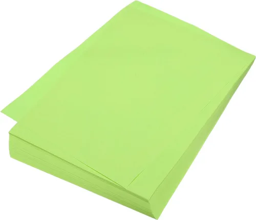 Miniatura 101 de MECCANIXITY 100 hojas de papel de origami de doble cara de 8 x 8 pulgadas (7.9 x 7.9 in), hoja cuadrada para proyectos de manualidades, Pasto verde