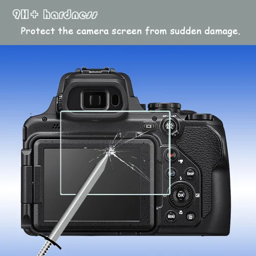 Miniatura 5 de Protector de pantalla para Nikon D90 D7000 D700 D300S, 2 unidades de vidrio óptico templado