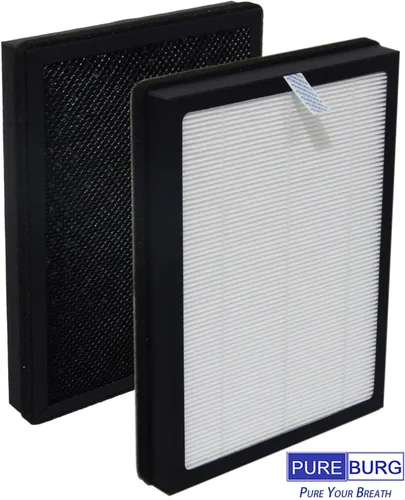 Miniatura 4 de PUREBURG Filtro de repuesto compatible con purificador de aire Cuisinart CAP-500 N.º de parte: CAP-500FPK, H13 True HEPA y filtración multicapa