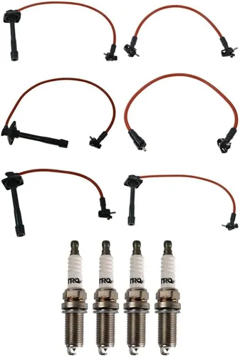 Miniatura 28 de Kit de bujías de chispa TRQ 5 piezas de bujías de iridio Compatible con Acura Integra 1992-2001 1999-2000 Honda Civic 1994-1995 Civic del Sol