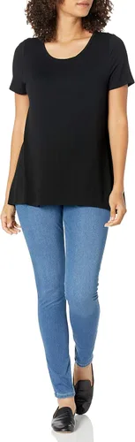 Miniatura 4 de Tienda Essentials Women's Relaxed-Fit Short-Sleeve Scoopneck Swing Tee (Available in Plus Size)
