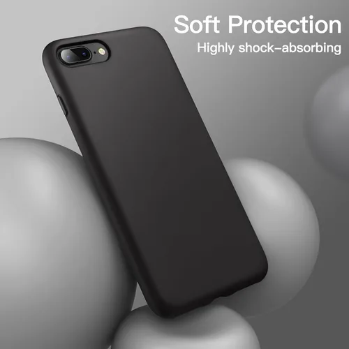 Miniatura 4 de JETech - Carcasa de silicona para iPhone 7 Plus, iPhone 8 Plus, de 5.5 pulgadas, tacto suave y sedoso, funda protectora de cuerpo completo, a prueba