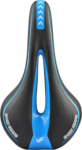 Miniatura 14 de Asiento de bicicleta cómodo para hombres y mujeres, ajuste universal para bicicletas de carretera/montaña, impermeable, suave, asiento de ciclismo