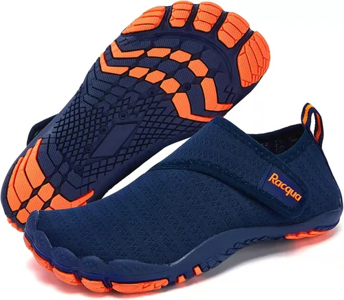 Racqua Zapatos acuáticos para niños y niñas, de secado rápido, ligeros, para piscina, natación, playa, deportes, zapatos acuáticos (niños