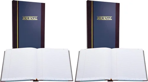 Miniatura 5 de Wilson Jones Libro de registros, 11-3/4" x 7-1/4", a rayas, 500 páginas, 35 líneas, S300 (WS300-5RA)