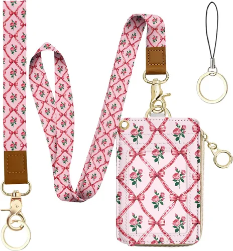 Miniatura 35 de bolimoss Soporte para credencial de sol y luna y cartera con cordón, cordones removibles para maestras, cartera para mujeres con correa