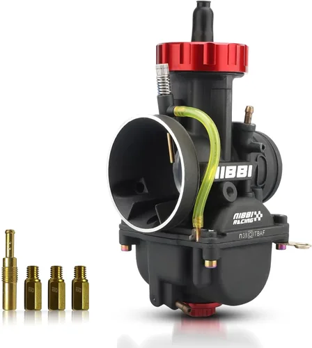 Miniatura 12 de NIBBI Carburador PWK24mm, apto para motor de motocicleta de 125cc—150cc con jets de carburador para DirtBike MiniBike Pit Bike GY6 ATV