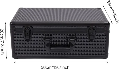 Miniatura 2 de Caja de peluquería profesional para peluquería Herramientas de corte de cabello, caja de almacenamiento para peluquero, estuche de transporte