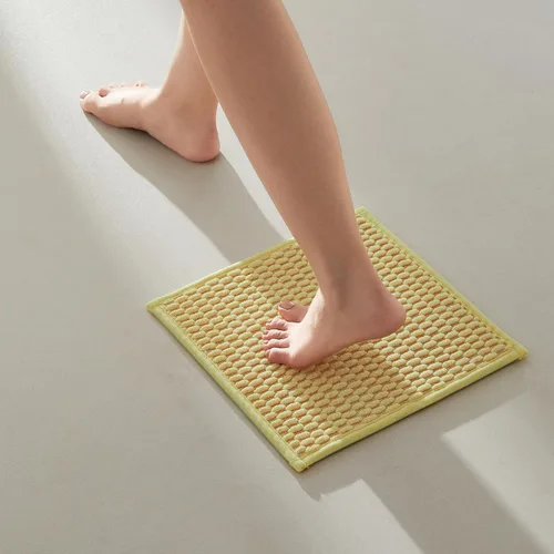 Miniatura 54 de TYUU Alfombras de Baño Antideslizantes Lavables, Tapete de Baño Súper Absorbente Delgado de Pila Baja para Secar Rápido, Alfombra de Baño Pequeña