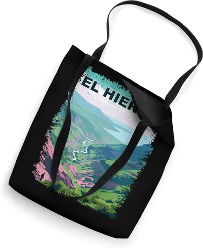 Miniatura 2 de El Hierro Spain Vintage Landscape Tote Bag