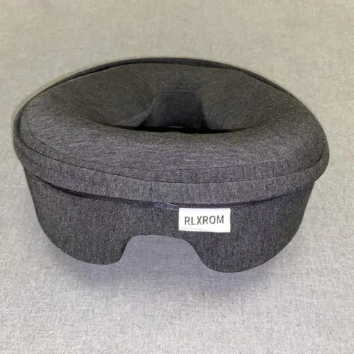 Miniatura 5 de Almohada ergonómica de espuma viscoelástica boca abajo para masaje, estómago durmiendo después de una cirugía ocular BBL con funda lavable